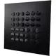 Multinozzle ceiling diffuser 596x596 mm - MN24 RAL9005 30% glossy